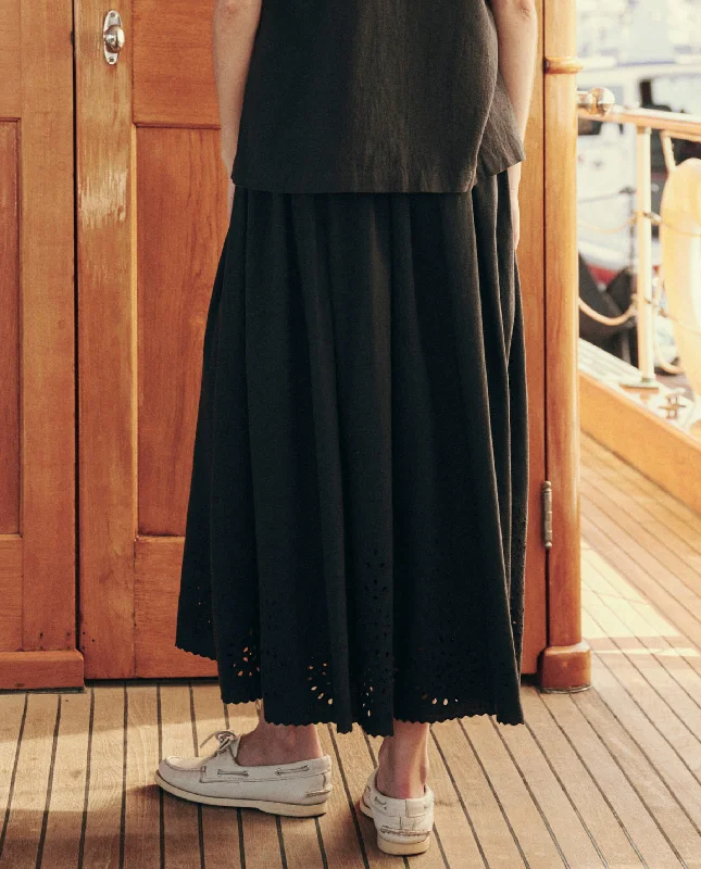 The Gather Skirt. -- Black