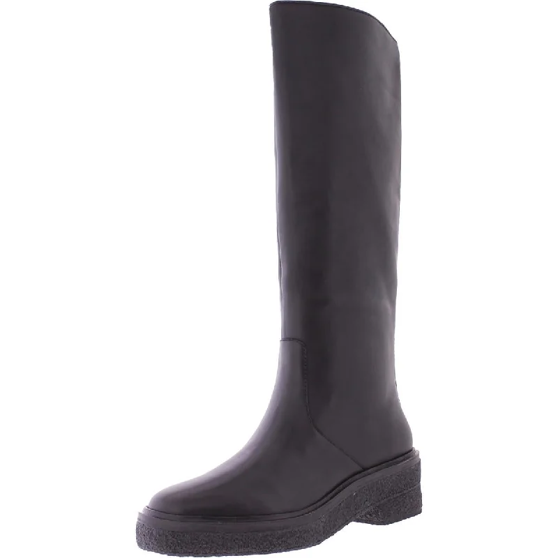 Collins Womens Faux Leather Tall Knee-High Boots