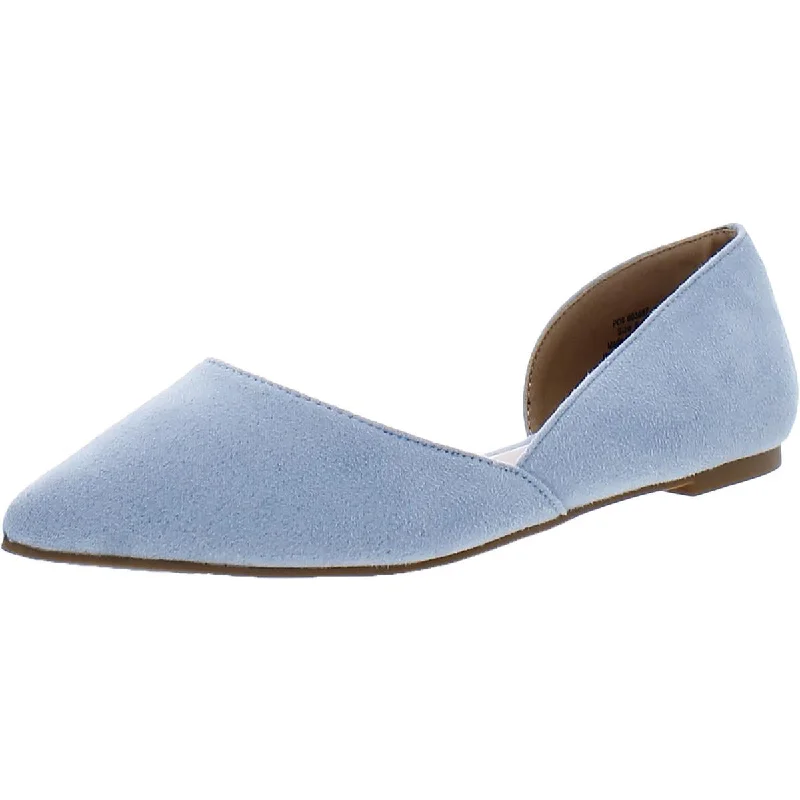 Womens Pointed Toe Slip On D'Orsay