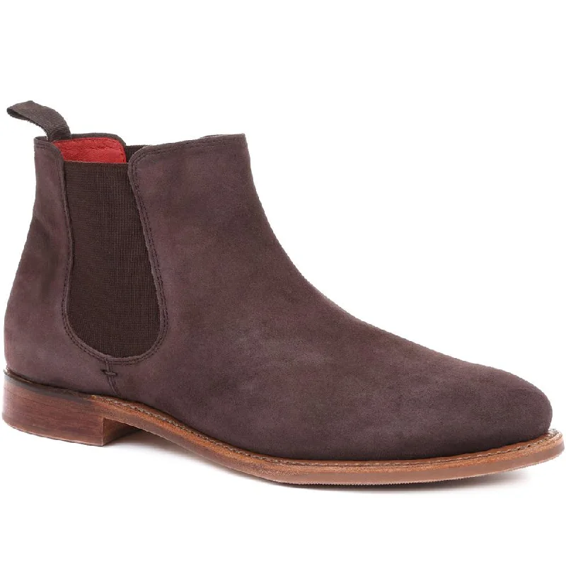 Primrose Goodyear Welted Suede Chelsea Boots - PRIMROSE / 318 194