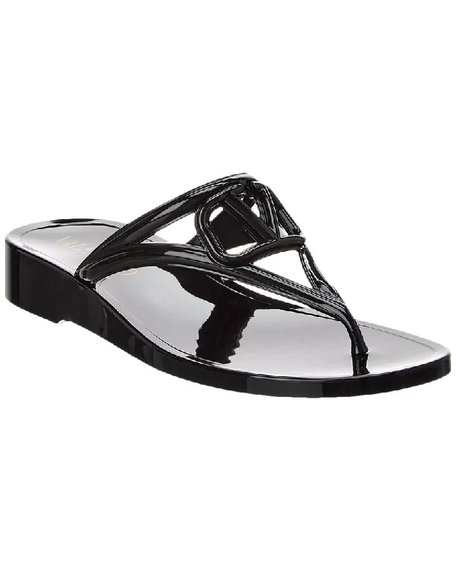 Valentino Vlogo Rubber Sandal