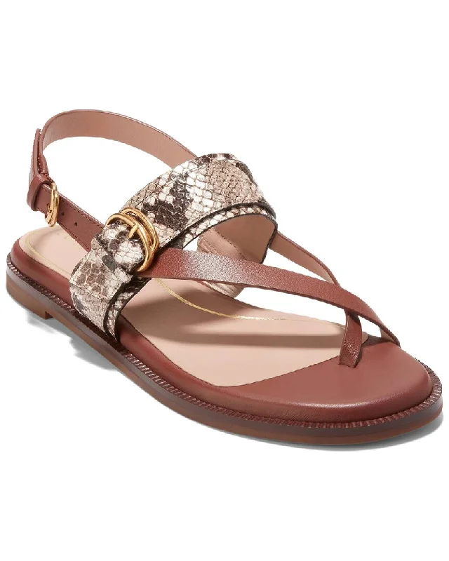 Cole Haan Anica Lux Buckle Leather Sandal