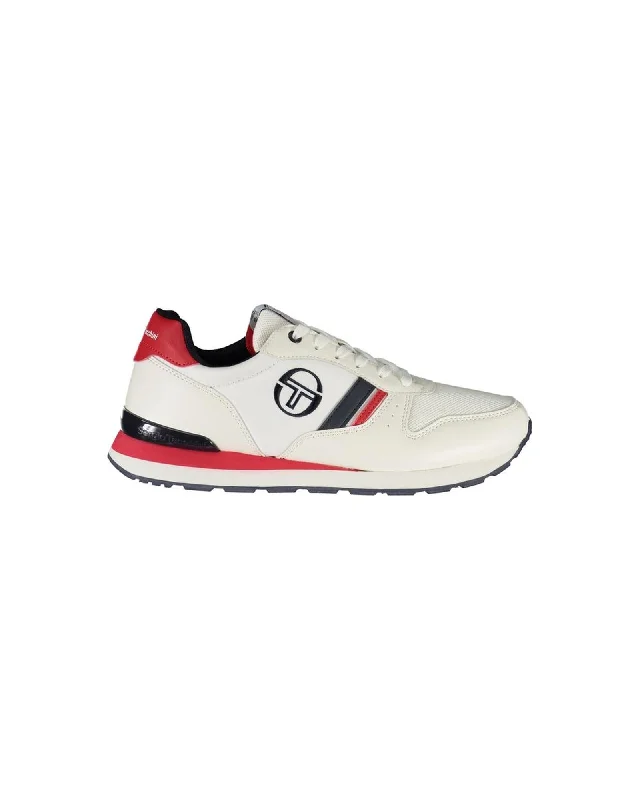 Sergio Tacchini Lace-Up Sneaker with Embroidery and Logo Detailing