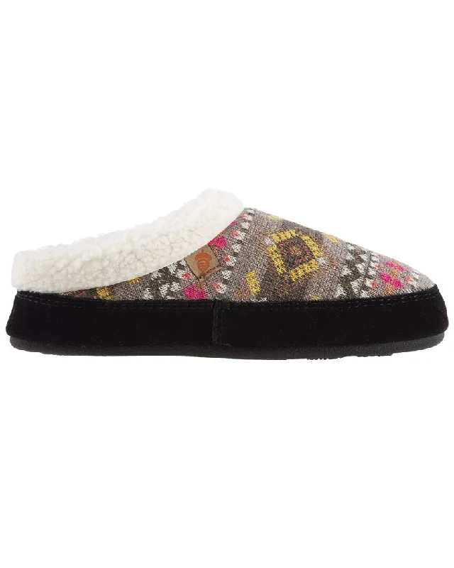 Acorn Fairisle Hoodback Slipper