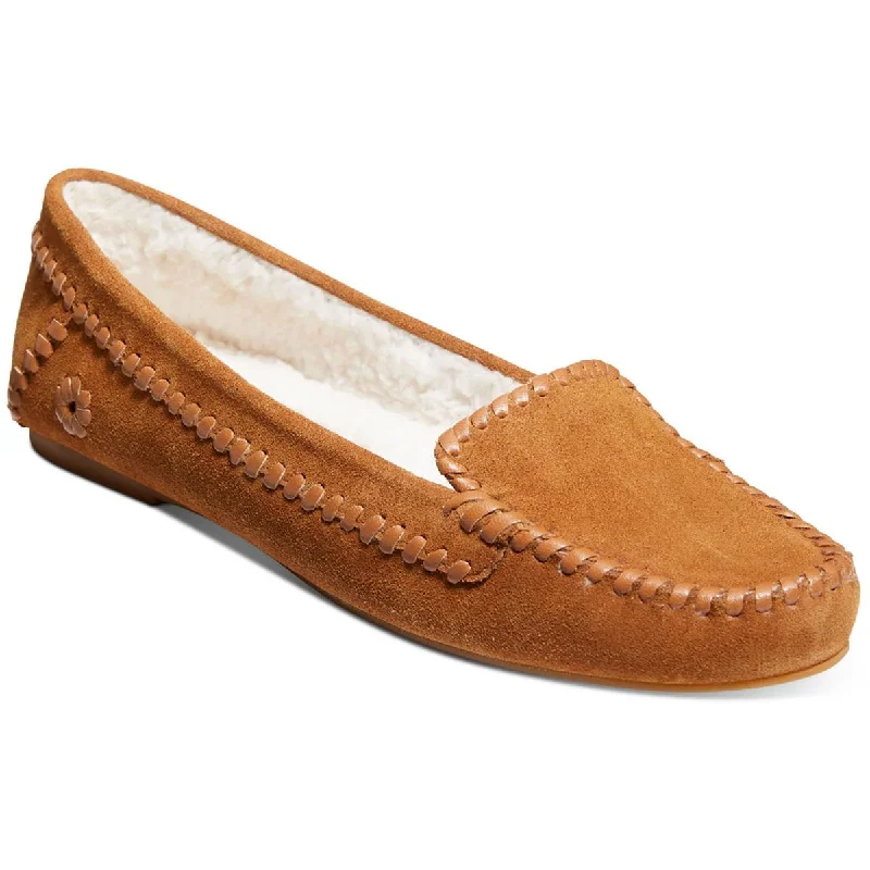 Millie Womens Suede Cozy Moccasin Slippers