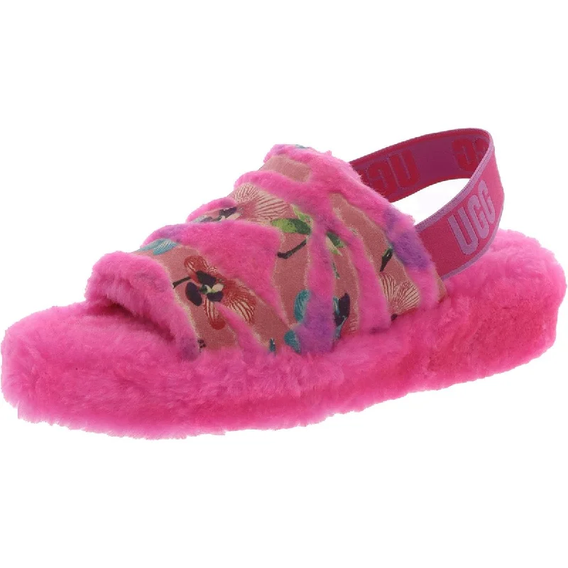 Womens Round toe Comfy Slingback Slippers