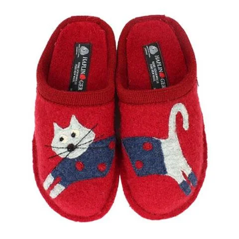 Haflinger Cucho Slipper (Women) - Chili