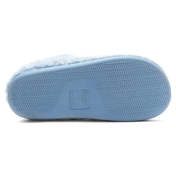 Tempur-Pedic Windsock Slipper Light Blue Terrycloth (Women's)