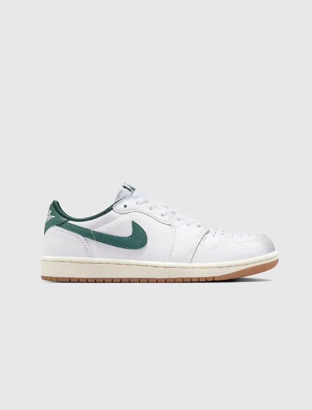 WOMEN'S AIR JORDAN 1 LOW OG ""WHITE/OXIDIZED GREEN""