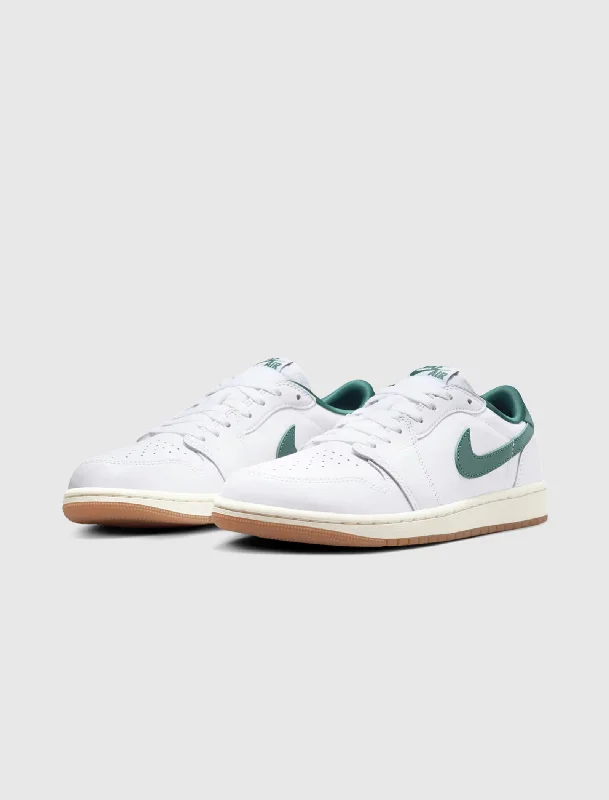 WOMEN'S AIR JORDAN 1 LOW OG ""WHITE/OXIDIZED GREEN""