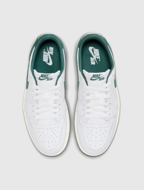 WOMEN'S AIR JORDAN 1 LOW OG ""WHITE/OXIDIZED GREEN""