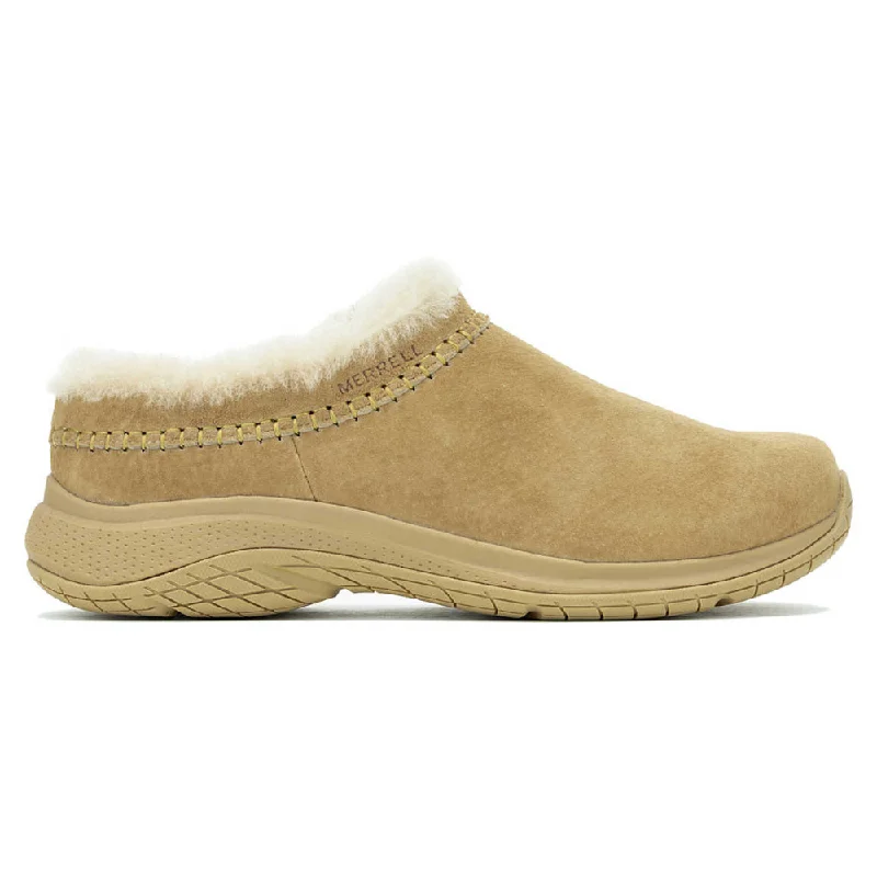 Merrell Encore Ice 5 Tan Wash Pig Suede Clog (Women's)