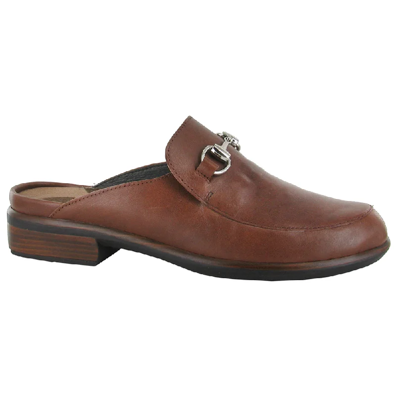 Naot Halny Mule Chestnut Leather (Women's)