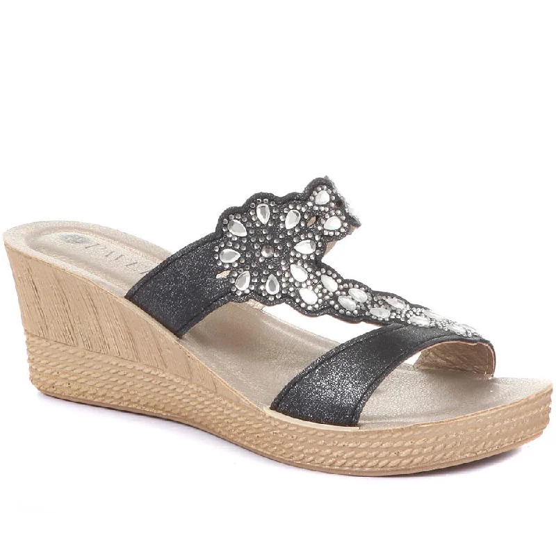 Wedge Mule Sandals - INB31041 / 318 170