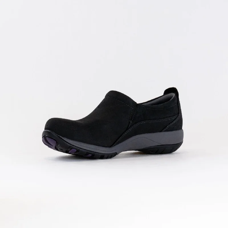 Dansko Patti Waterproof (Women's) - Black Milled Nubuck