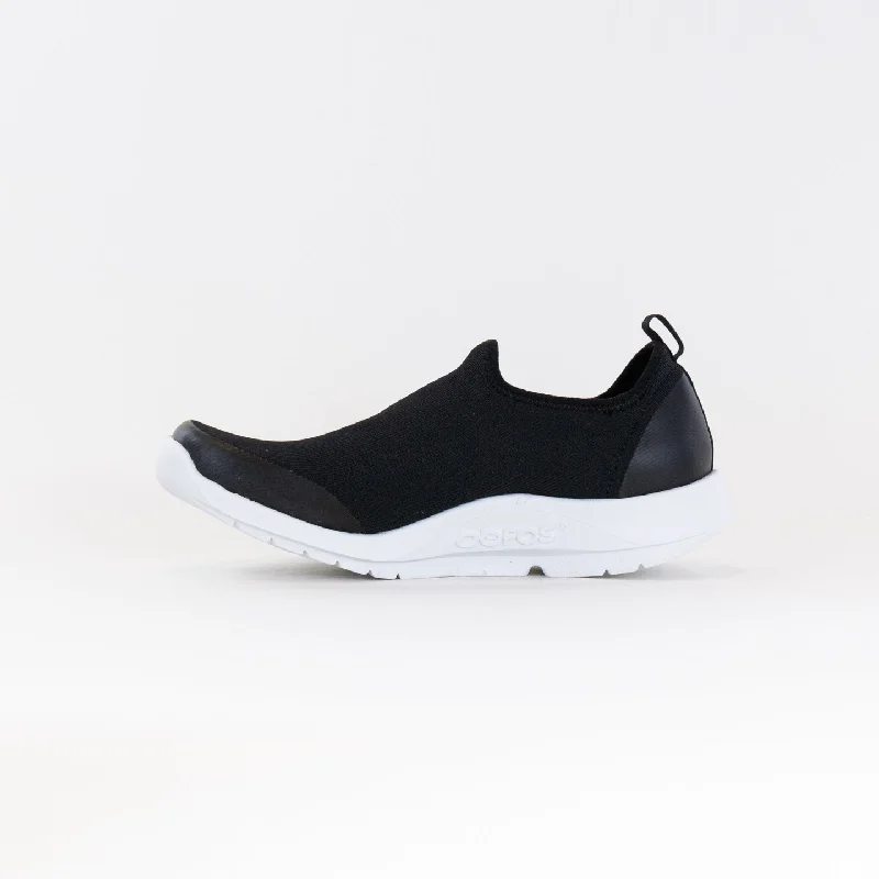 OOFOS OOmg Sport Low (Women) - White/Black