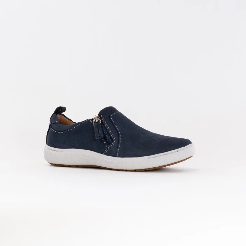 Clarks Nalle Lilac (Women's) - Navy Nubuck