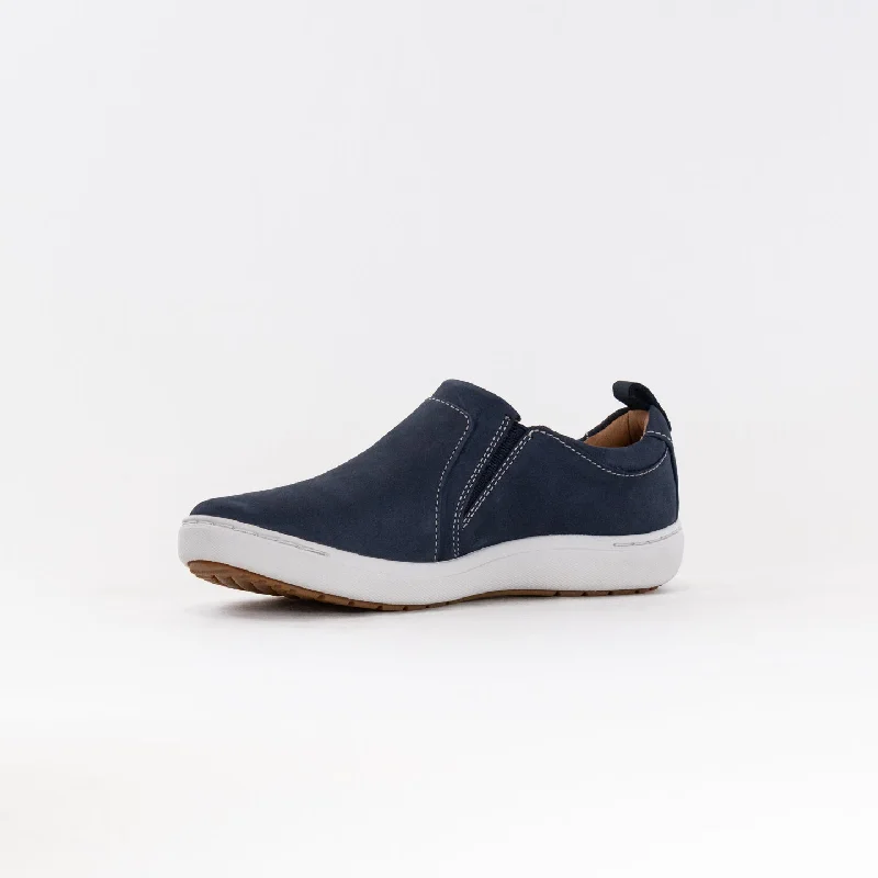 Clarks Nalle Lilac (Women's) - Navy Nubuck