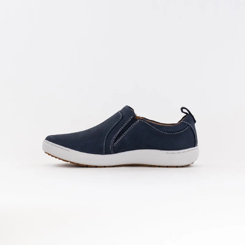 Clarks Nalle Lilac (Women's) - Navy Nubuck