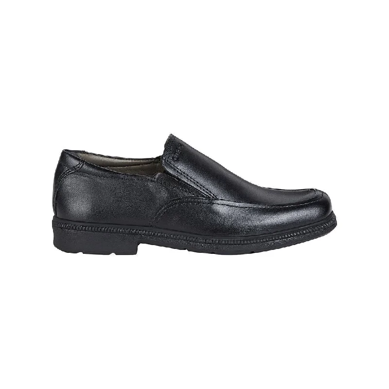 Geox Federico Boy's Slip-On Dress Shoe GS (Grade School) Black