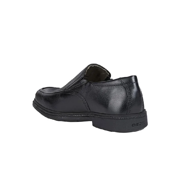 Geox Federico Boy's Slip-On Dress Shoe GS (Grade School) Black