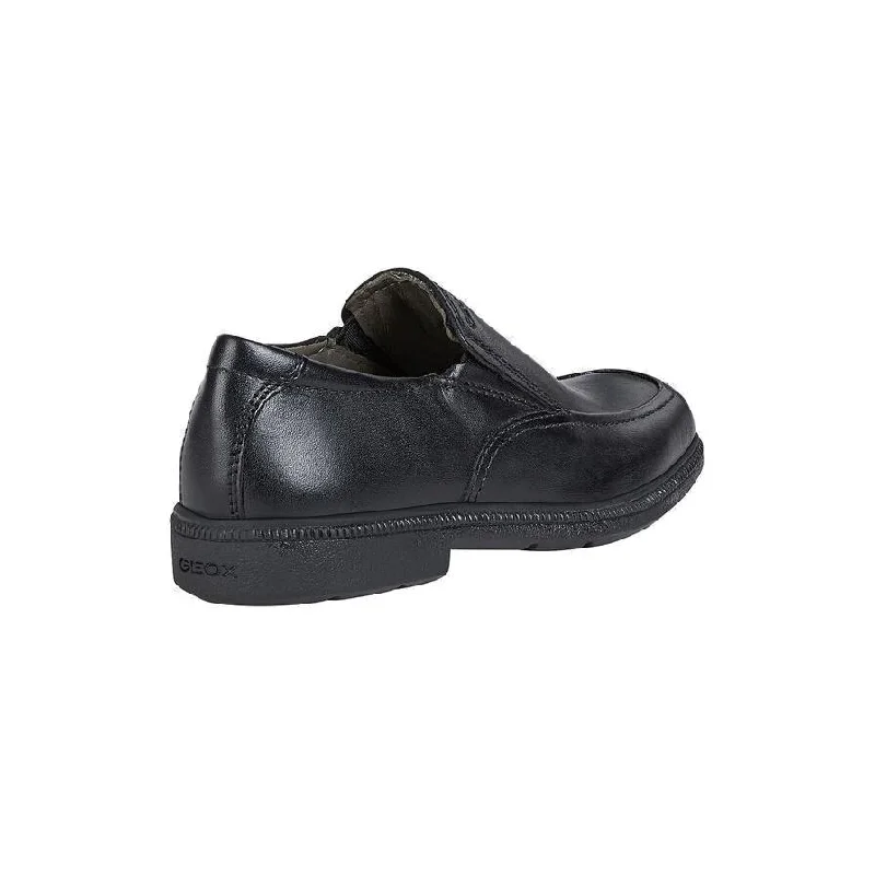 Geox Federico Boy's Slip-On Dress Shoe GS (Grade School) Black