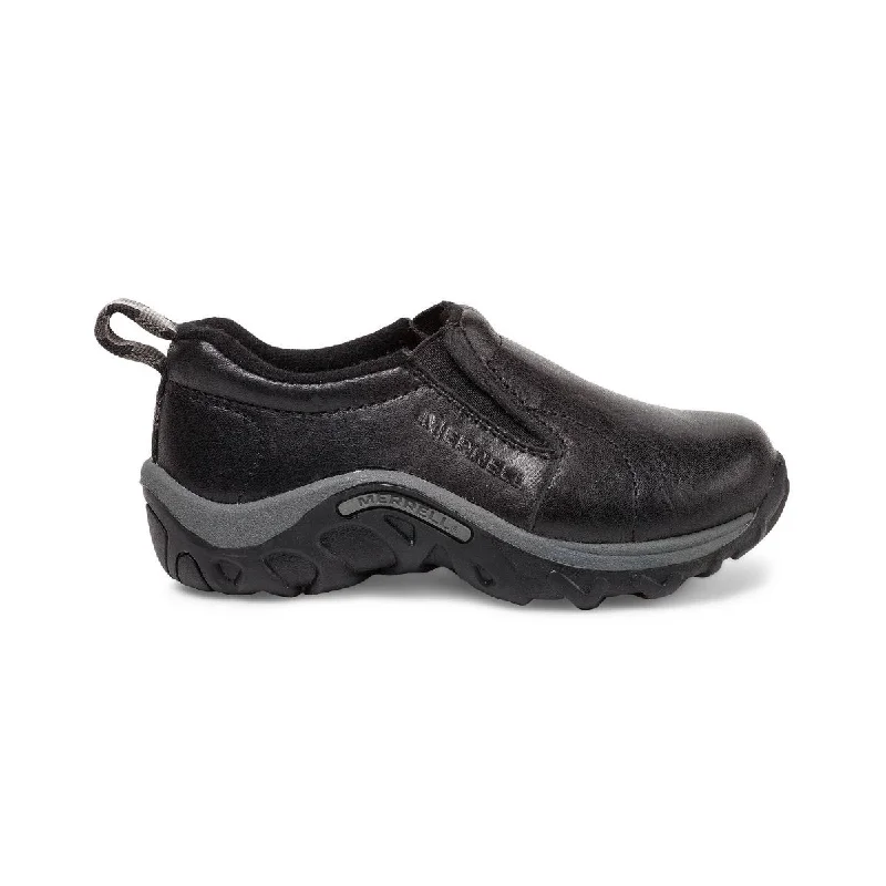 Merrell Boy's Jungle Moc Black Leather