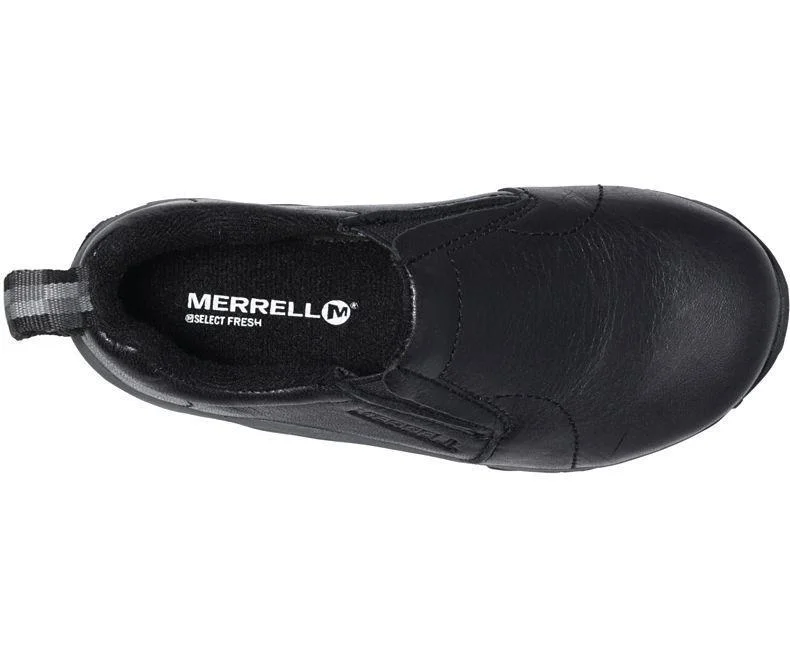 Merrell Boy's Jungle Moc Black Leather