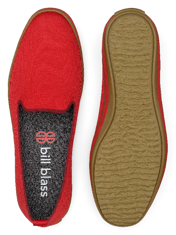 Sutton Knit Slip On - Cherry Tomato