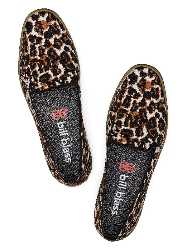 Sutton Knit Slip On - Leopard