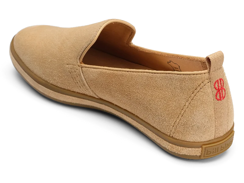 Sutton Suede Slip On - Nude