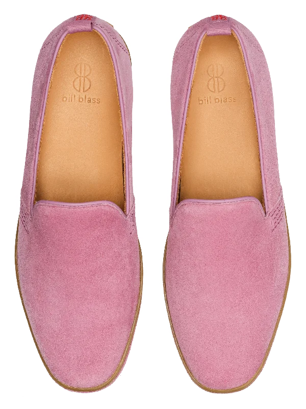 Sutton Suede Slip On - Orchid